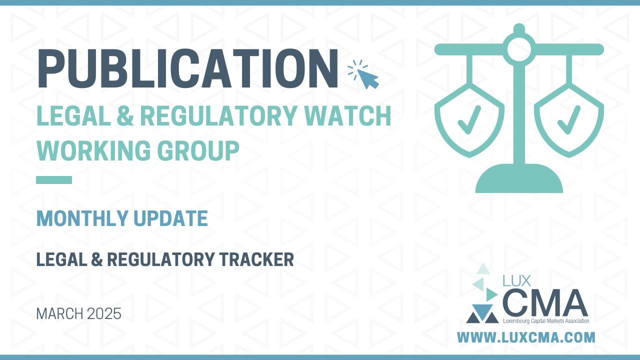 Legal & Regulatory Watch I Tracker I Monthly Update